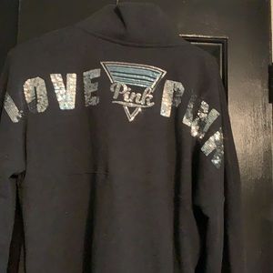 VS Pink lightweight bling sweatshirt